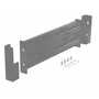 Vestil GR-F2R-DI-3-GYSG 29.875 In Drop In GuardRail SG Gray