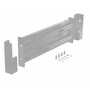 Vestil 29.875 In Drop In Guard Rail Silver
