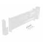 Vestil 29.875 In Drop In Guard Rail White