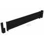 Vestil Steel 2 Ribbed Drop In Style Guard Rail 53.875 in, Black