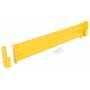 Vestil Steel 2 Ribbed Drop In Style Guard Rail 53.875 in, Yellow