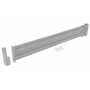 Vestil Steel 2 Ribbed Drop In Style Guard Rail 65.875 in, Silver