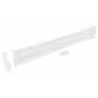 Vestil Steel 2 Ribbed Drop In Style Guard Rail 65.875 in, White