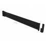 Vestil Steel 2 Ribbed Drop In Style Guard Rail 77.875 in, Black