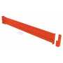 Vestil Steel 2 Ribbed Drop In Style Guard Rail 77.875 in, Orange