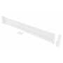 Vestil Steel 2 Ribbed Drop In Style Guard Rail 77.875 in, White