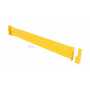 Vestil Steel 2 Ribbed Drop In Style Guard Rail 77.875 in, Yellow
