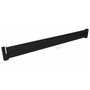 Vestil Steel 2 Ribbed Drop In Style Guard Rail 101.875 in, Black