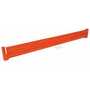 Vestil Steel 2 Ribbed Drop In Style Guard Rail 101.875 in, Orange