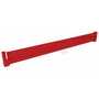Vestil Steel 2 Ribbed Drop In Style Guard Rail 101.875 In, Red