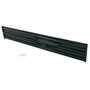 Vestil Steel 3 Ribbed Bolt On Style Guard Rail 113.875 in, Black