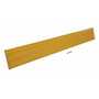 Vestil Steel 3 Ribbed Bolt On Style Guard Rail 113.875 in, Yellow