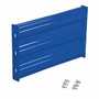 Vestil Steel 3 Ribbed Bolt On Style Guard Rail 24 In, Blue