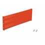 Vestil Steel 3 Ribbed Bolt On Style Guard Rail 29.875 In Orange