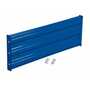 Vestil Steel 3 Ribbed Bolt On Style Guard Rail 41.875 In, Blue