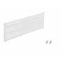 Vestil Steel 3 Ribbed Bolt On Style Guard Rail 41.875 in, White