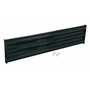 Vestil Steel 3 Ribbed Bolt On Style Guard Rail 65.875 in, Black