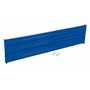 Vestil Steel 3 Ribbed Bolt On Style Guard Rail 65.875 In, Blue