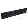 Vestil Steel 3 Ribbed Bolt On Style Guard Rail 77.875 in, Black