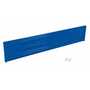 Vestil Steel 3 Ribbed Bolt On Style Guard Rail 77.875 In, Blue