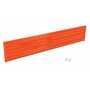 Vestil Steel 3 Ribbed Bolt On Style Guard Rail 77.875 in, Orange