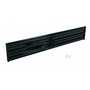 Vestil Steel 3 Ribbed Bolt On Style Guard Rail 101.875 in, Black