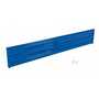 Vestil Steel 3 Ribbed Bolt On Style Guard Rail 101.875 in, Blue