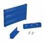 Vestil Steel 3 Ribbed Drop In Style Guard Rail 24 In, Blue
