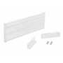 Vestil Steel 3 Ribbed Drop In Style Guard Rail 41.875 in, White
