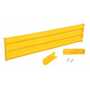 Vestil Steel 3 Ribbed Drop In Style Guard Rail 65.875 in, Yellow