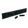 Vestil Steel 3 Ribbed Drop In Style Guard Rail 101.875 in, Black
