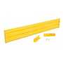 Vestil Steel 3 Ribbed Drop In Style Guard Rail 101.875 in, Yellow