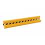 Vestil Steel Straight Guard Rail 29.875 In, Yellow