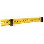 Vestil Steel Drop In Guard Rail 2 Ribbed 101.875 In, Yellow