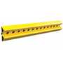 Vestil Steel Guard Rail Wall Mount 77.875 In, Yellow
