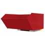 Vestil Bump HD Hopper 1CbYd Soda Red