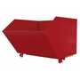 Vestil Bump HD Hopper 1.5CbYd Soda Red