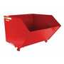 Vestil HD LoPro Hopper 1.5CbYd Red