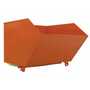 Vestil Bump LD Hopper 1.5CbYd Orange