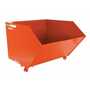 Vestil LD LoPro Hopper 1.5CbYd Orange