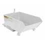Vestil HD LoPro Hopper .25CbYd White
