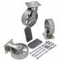 Vestil Semi Stl Caster Kit 6x2 3600lb Cap