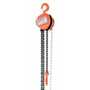 Vestil Steel Manual Chain Hoist 20 Ft. Lift 2,000 Lb. Cap, Orange