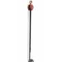 Vestil Steel Manual Chain Hoist 15 Ft. Lift 3,000 Lb. Cap, Orange