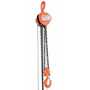 Vestil Steel Manual Chain Hoist 15 Ft. Lift 4,000 Lb. Cap, Orange