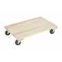 Vestil HDOS-1624-9-E 16x24 Solid Deck Hardwood Dolly
