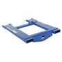 Vestil Steel Fork Truck Hook Base 32 In, 4,000 Lb. Cap, Blue