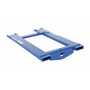 Vestil Steel Fork Truck Hook Base 44 In, 4,000 Lb. Cap, Blue