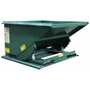 Vestil Steel Self Dumping Hopper 1-1/2 Cubic Yard 2000 Lb. Cap, Green