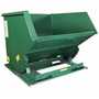 Vestil Steel Self Dumping Hopper 2-1/2 Cubic Yard 2000 Lb. Cap, Green